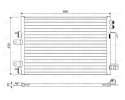 Condenser air conditioning VALEO 814446 Part manufacturer Valeo