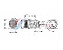 COMPRESSOR FOR VW PASSAT 1 9 97 AIAK178 AVA AVA QUALITY COOLING Part manufacturer AVA Quality cooling