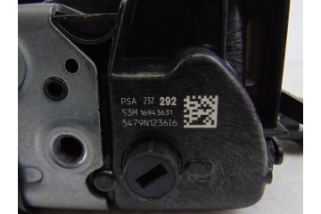 237292  CERRADURA PUERTA TRASERA DERECHA PEUGEOT 3008 Active 237292 198105 PEUGEOT - 1