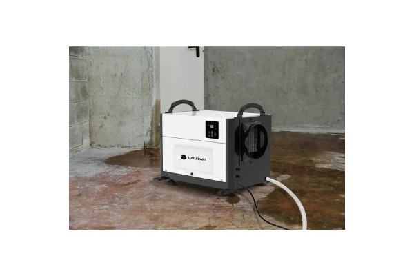 Dehumidifier 50L 24h 750W Industrial LCD TOOLCRAFT TC50 Car type passenger cars