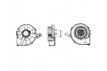 BLOWER FAN BEHR 6Q1820015 G C H Part manufacturer Behr Hella Service