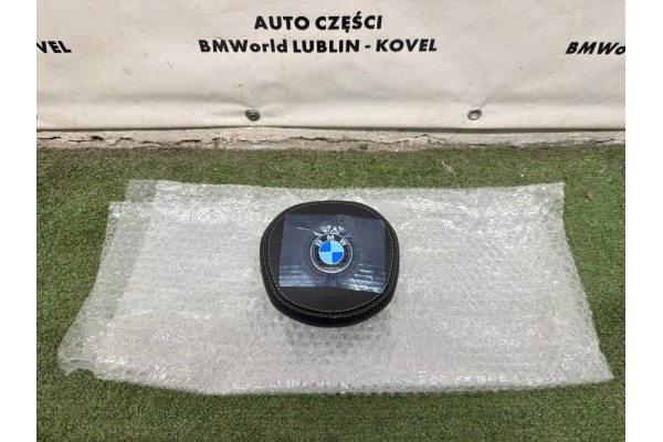 AIRBAG DRIVER BMW G05 G06 G07 LCI 8094575 FOR 2 PLUGS NEW Catalog number of the part PODUSZKA AIRBAG KIEROWCY BMW G05 G06 G07 LC