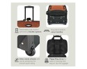 25 Inch Expandable Upright Suitcase Orange Medium Travel Luggage
