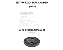 Swift Spare Wheel Kit