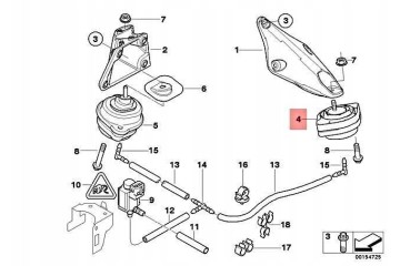 OE BMW 22113414583 PILLOW BMW X3 E83 LE Part manufacturer BMW OE