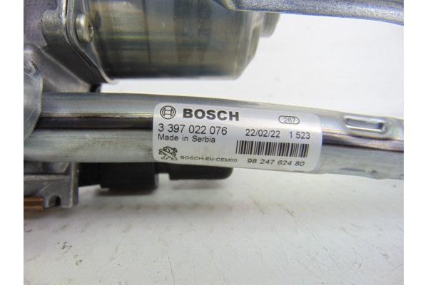 9824762480  MOTOR LIMPIA DELANTERO PEUGEOT 5008 Active 2017 9824762480 198698 PEUGEOT - 5