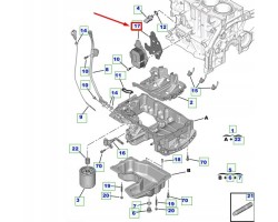 Engine oil cooler TOYOTA PROACE CITY MPV SU001B3322 ORIGINAL