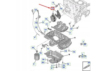Engine oil cooler TOYOTA PROACE CITY MPV SU001B3322 ORIGINAL