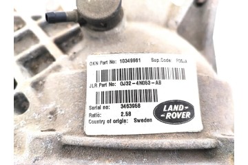 Rear reducer LAND ROVER RANGE ROVER EVOQUE L538 GJ324N053AB 2 0L diesel Catalog number of the part GJ324N053AB