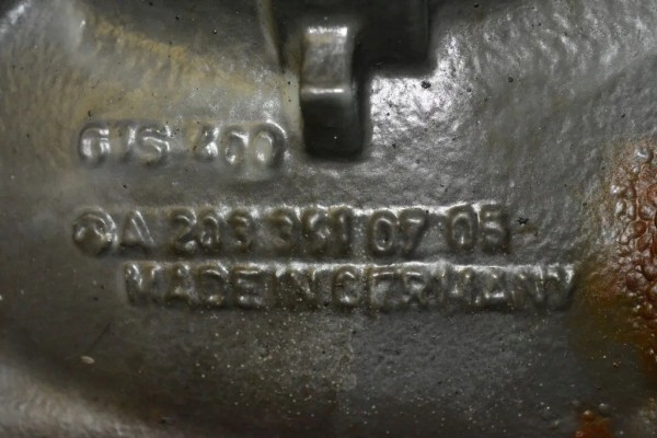 Rear reducer MERCEDES BENZ C W203 A2033510305 1 8L gasoline 2004 Catalog number of the original A2033510305