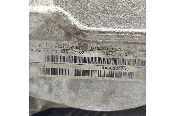 Panel frontal A1643302702 para MERCEDES-BENZ CLASE M (W164) (2005-2011