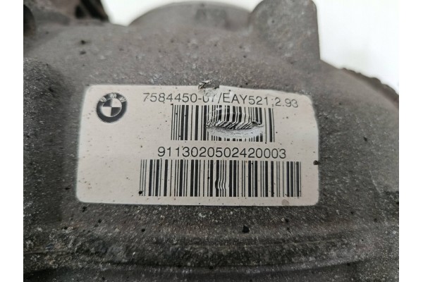 Puente trasero diferencial BMW 5 F10 F11 N47 2.0D 7584450 2.93