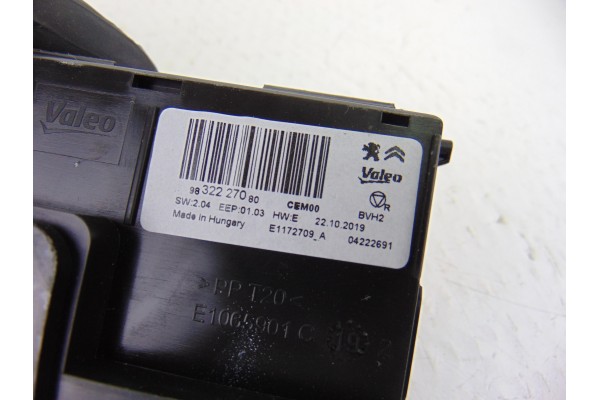 9832227080  MODULO ELECTRONICO PEUGEOT 508 GT Line 2018 9832227080 199157 PEUGEOT - 1