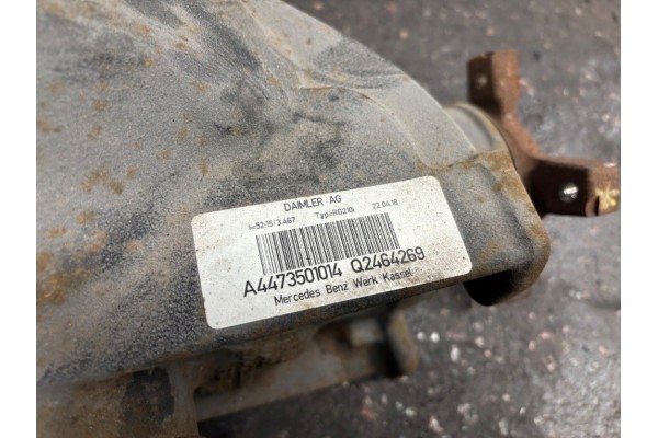 VITO Box W447 Rear axle differential 2018 A4473501014 A4473504501 Engine type diesel