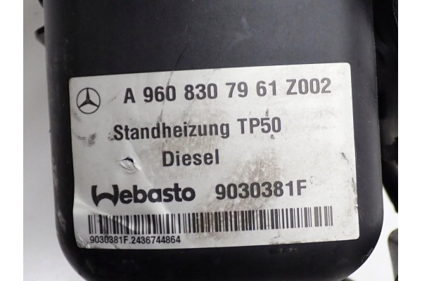 WEBASTO PARKING HEATER TP50 A9608307961 MERCEDES ACTROS MP5 5 MP4 24R Version European