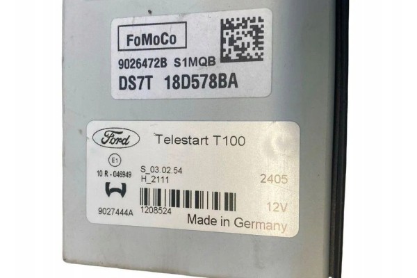 Autonomous heating module FORD MONDEO V Turnier DS7T18D578BA 2 0L Customs tariff code 87082990