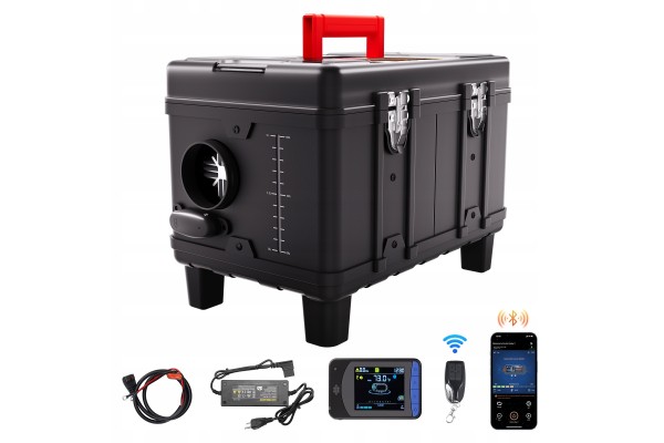 Calefactor Estacionario 8KW con Alarma de CO y Control por Bluetooth
