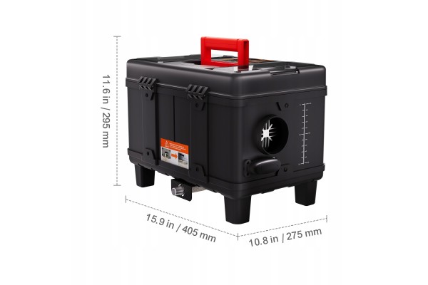 Calefactor Estacionario 8KW con Alarma de CO y Control por Bluetooth