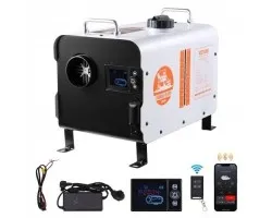 Calefacción estacionaria diésel 8KW Bluetooth con silenciador silencioso y alarma de CO