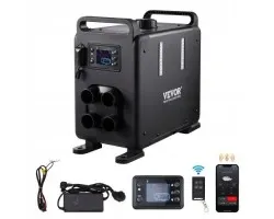 Calefactor VEVOR Stop Heating 8KW Vertical con Alarma de CO y Control Remoto
