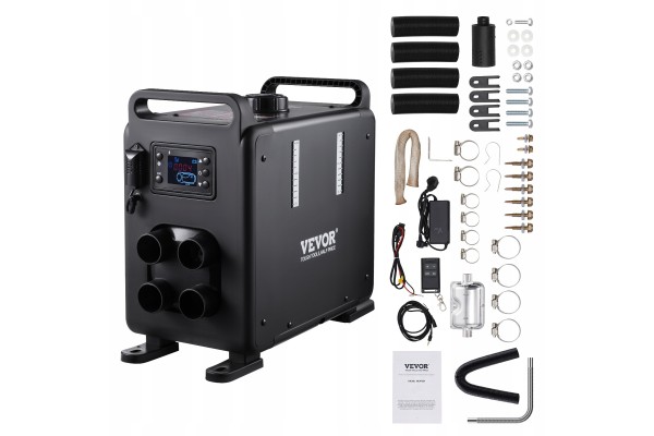 Calefactor VEVOR Stop Heating 8KW Vertical con Alarma de CO y Control 