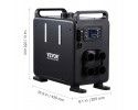 Calefactor VEVOR Stop Heating 8KW Vertical con Alarma de CO y Control 
