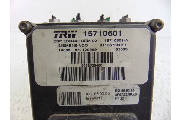 15710601  ABS PEUGEOT 407 ST Sport 2005 15710601 199893 PEUGEOT - 2