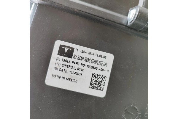 Calefactor interior 1035327-00-D, F00S3B2539, 1023883-00-H para TESLA 