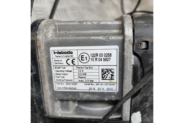 9021032F Auxiliary heater Webasto LEXUS RX _L2_ 2015 Customs tariff code 87089997