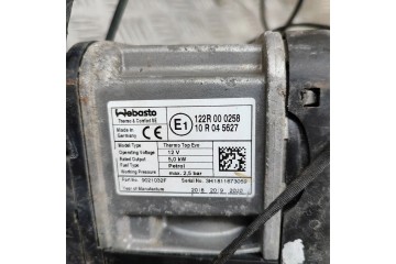 9021032F Auxiliary heater Webasto LEXUS RX _L2_ 2015 Customs tariff code 87089997