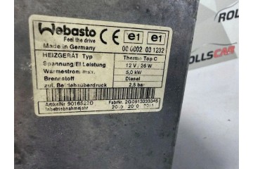 Webasto AUDI Q7 4L 000002031232 2 97L diesel 171kW 2009 Car type passenger cars