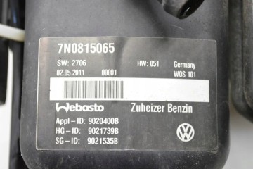Webasto VW SHARAN 7N1 7N2 7N0815065 1 4L gasoline 110kW 2012 Part manufacturer Volkswagen OE