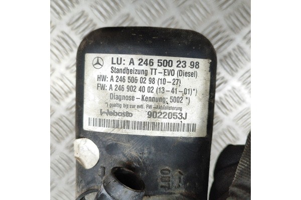WEBASTO MERCEDES BENZ GLA X156 A2465060298 25986962 2 1L 120kw 2014 Catalog number of substitutes A2469024002 9022053J A24650023
