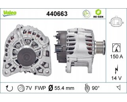 Alternator for NISSAN PULSAR QASHQAI II X TRAIL X TRAIL III OPEL VIVARO