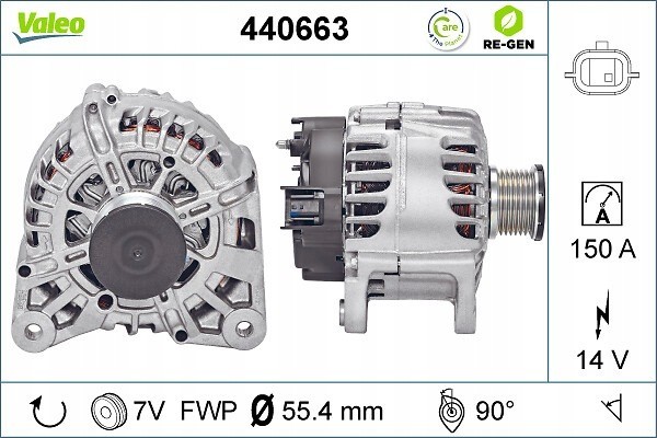 Alternator for NISSAN PULSAR QASHQAI II X TRAIL X TRAIL III OPEL VIVARO