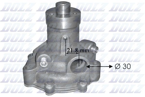 Coolant pump DOLZ S239 for IVECO ZETA AGRIFULL 50 60 80 CASE Catalog number of the part VIC 185341