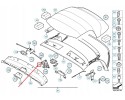 Folding roof lock left BMW Z4 E85 Roadster 54317043883 Catalog number of the part 54317043883