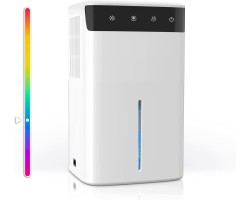 350 SQRFT DEHUMIDIFIER WITH 2 6L TANK 7 COLORS RGB SILENT