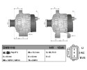 Alternator for FORD C MAX FIESTA V FIESTA V Van FOCUS C MAX FOCUS II Catalog number of substitutes 8M5T10300YA 8M5T10300YB 17040