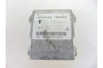 A2049012604  CENTRALITA AIRBAG MERCEDES-BENZ CLASE C (BM 204) BERLINA C 180 Kompressor (204.046) 2008 A2049012604 201757 MERCEDE