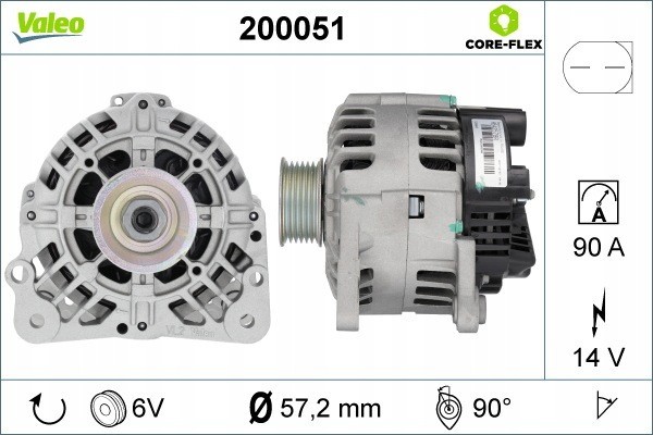 Alternator for SEAT CORDOBA IBIZA III IBIZA IV IBIZA IV SC IBIZA IV ST