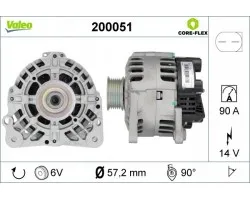 Alternador para SEAT CORDOBA, IBIZA III, IBIZA IV, IBIZA IV SC, IBIZA IV ST