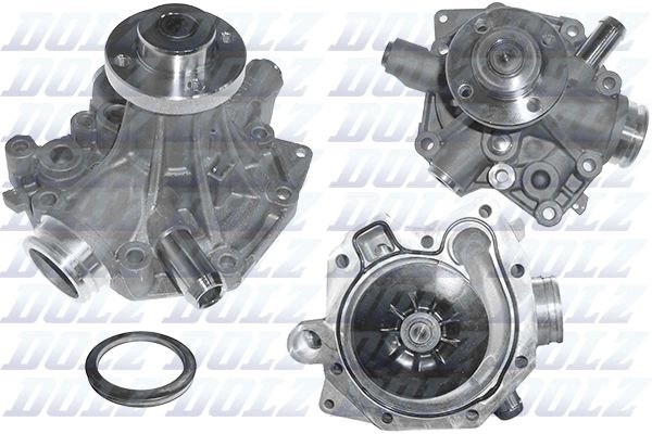 Coolant pump DOLZ D250 for FENDT 800 900 DEUTZ FAHR AGROTRON Catalog number of the part VIC 254628