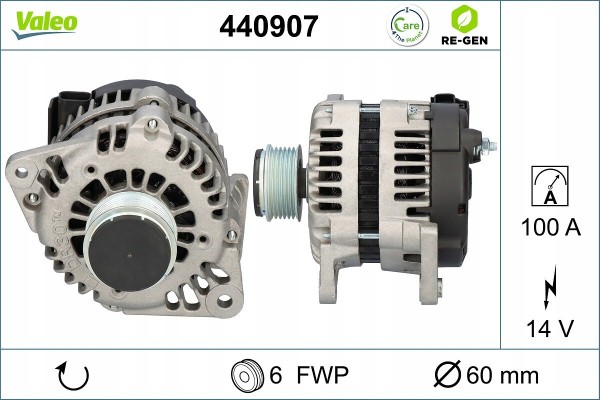 Alternator for OPEL ASTRA H ASTRA H CLASSIC ASTRA H GTC ASTRA H KOMBI Catalog number of the part VIC 492002