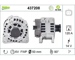 Alternador para VOLVO S40 I, V40, MITSUBISHI CARISMA, SPACE STAR, NISSAN