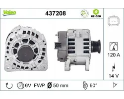 Alternador para VOLVO S40 I, V40, MITSUBISHI CARISMA, SPACE STAR y NISSAN