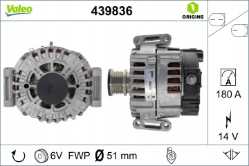 Alternator for MERCEDES C Class W204 CLS C218 CLS Shooting Brake X218 and E Class Catalog number of the part VIC 163172