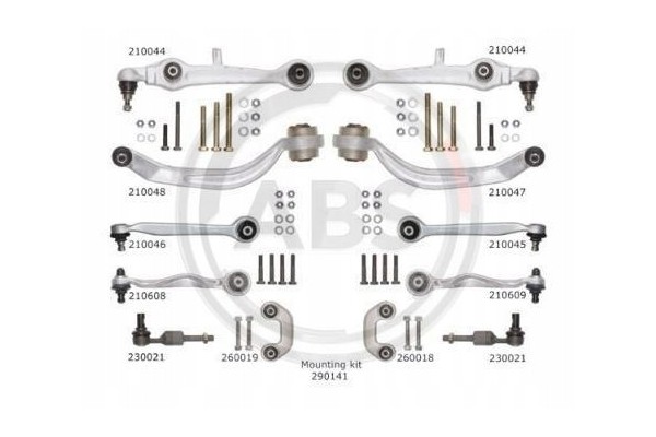 SET OF THE CONTROL ARM AUDI A4 A6 VW PASSAT B5
