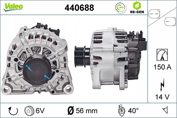 Alternator for FORD C MAX II FOCUS III FOCUS III HATCHBACK FOCUS