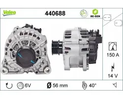 Alternador para FORD C-MAX II, FOCUS III, FOCUS III Hatchback y FOCUS